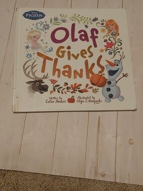 Olaf Gives Thanks Children Picture Book By Colin Hosten Olga Mosqueda